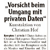 Zeitungsartikel